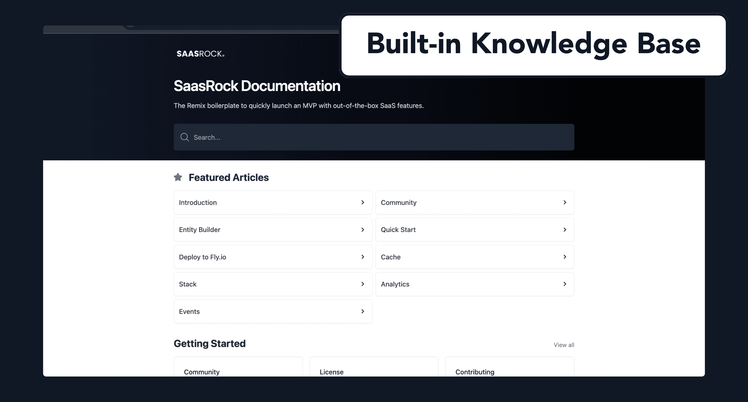 Build-in Knowledge Base