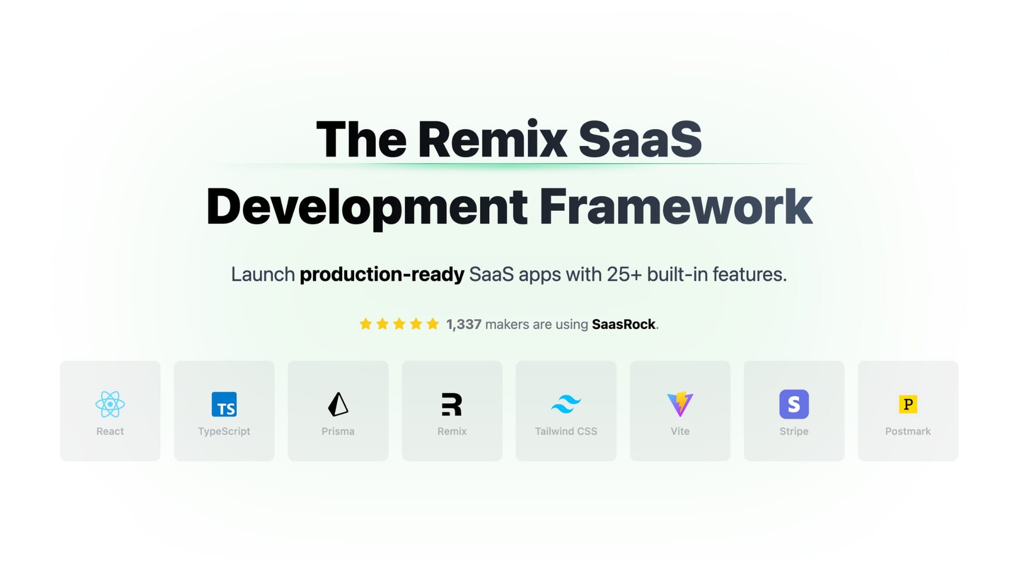 Thumbnail of SaasRock | The Remix SaaS Development Framework