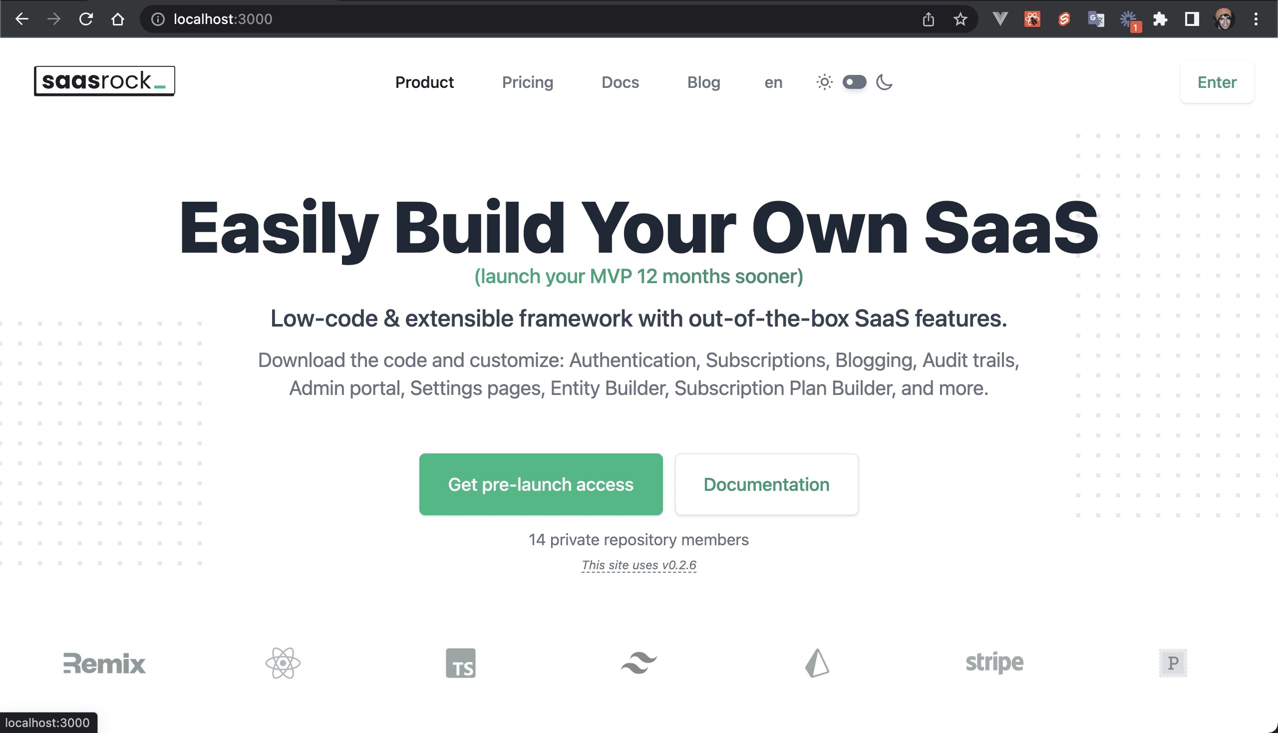 Landing Page Hero