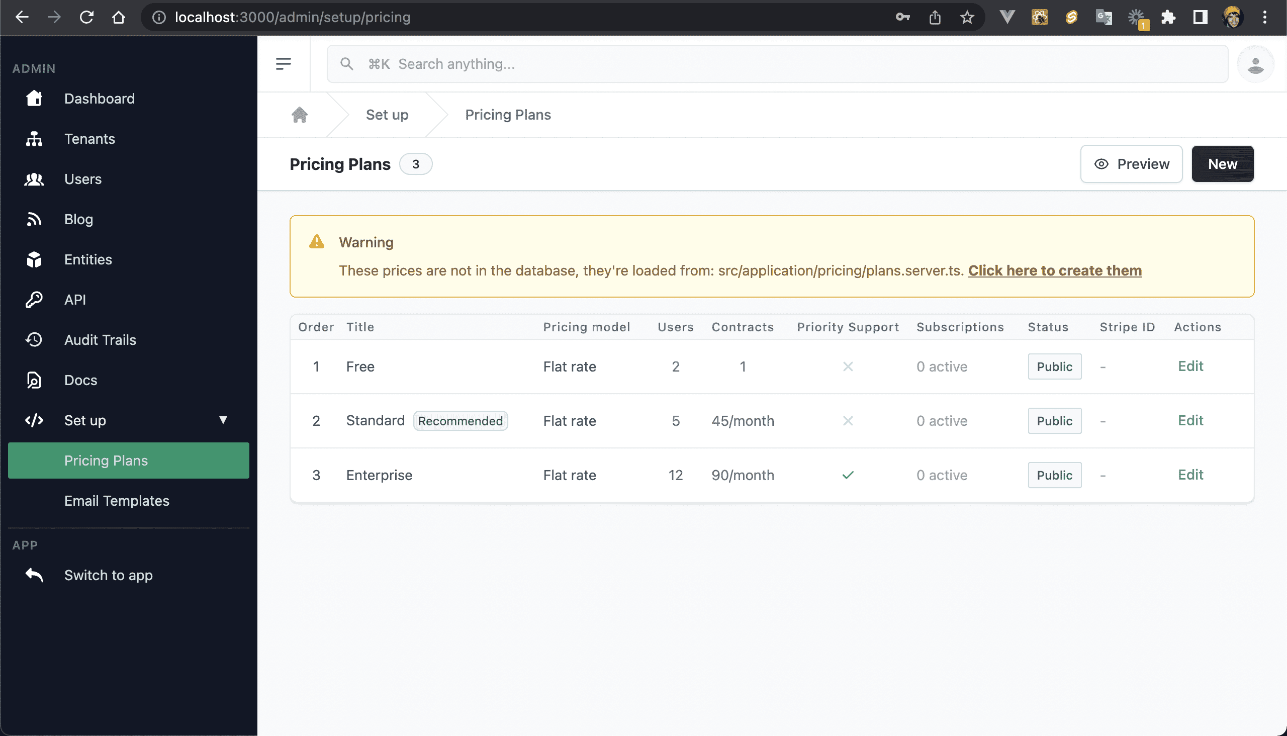 Pricing Plans