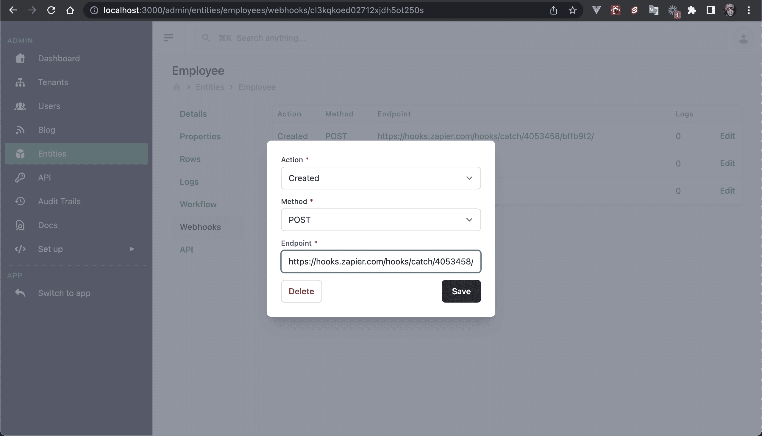 Webhook Endpoint